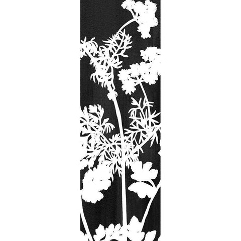 Botanical Panel 2 White Modern Wood Framed Art Print by Allen, Kimberly