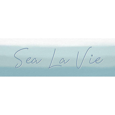 Sea La Vie White Modern Wood Framed Art Print by Allen, Kimberly