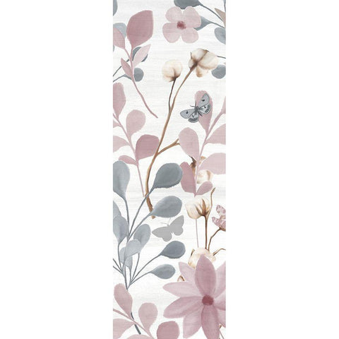 Wildflower Hope Panel C Black Modern Wood Framed Art Print by Allen, Kimberly