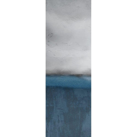 Into the Blue 1 Black Modern Wood Framed Art Print with Double Matting by Allen, Kimberly