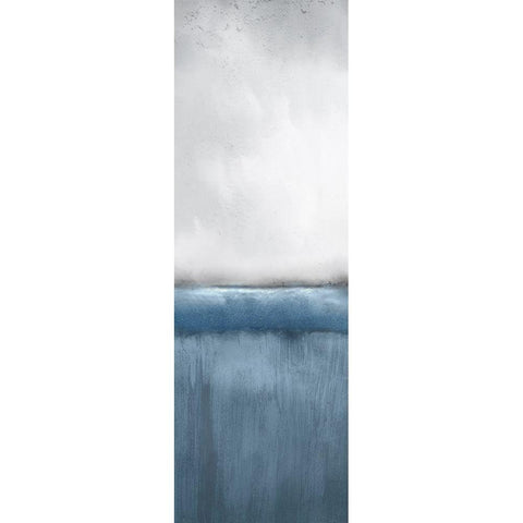 Into the Blue 2 Black Modern Wood Framed Art Print with Double Matting by Allen, Kimberly