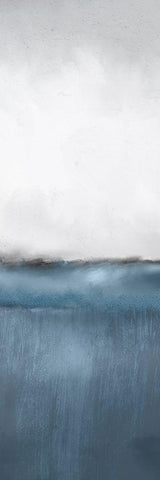 Into the Blue 3 Black Ornate Wood Framed Art Print with Double Matting by Allen, Kimberly