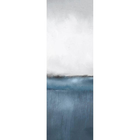 Into the Blue 3 Black Modern Wood Framed Art Print by Allen, Kimberly