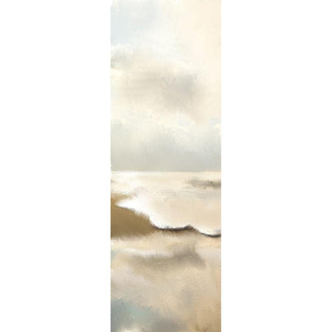 Golden Sea 1 White Modern Wood Framed Art Print by Allen, Kimberly