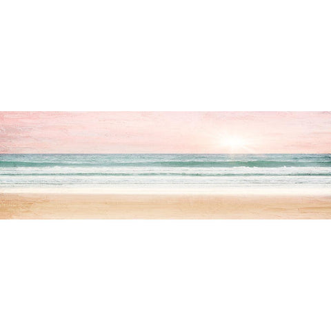 Sunset Black Modern Wood Framed Art Print with Double Matting by Allen, Kimberly