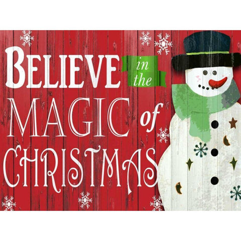 Believe Black Modern Wood Framed Art Print with Double Matting by Allen, Kimberly