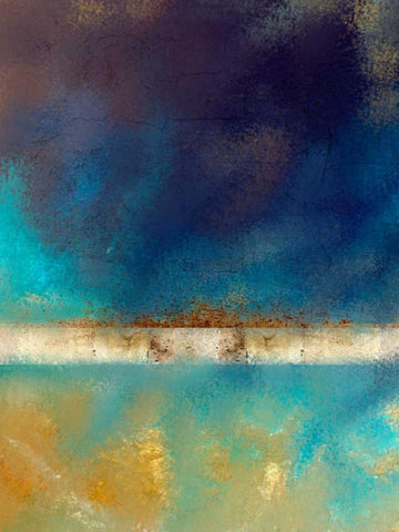 Off The Coast Black Ornate Wood Framed Art Print with Double Matting by Allen, Kimberly