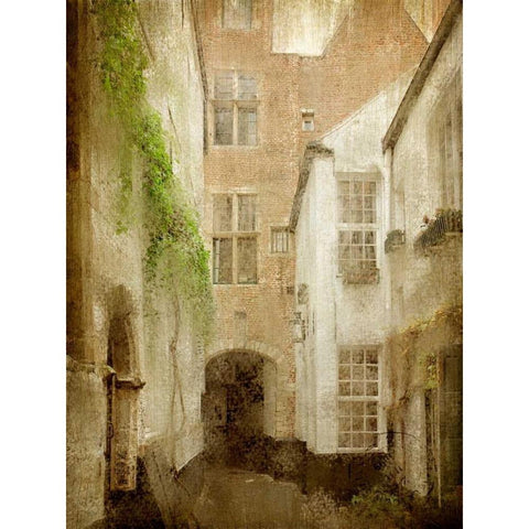 Along The Way Gold Ornate Wood Framed Art Print with Double Matting by Allen, Kimberly