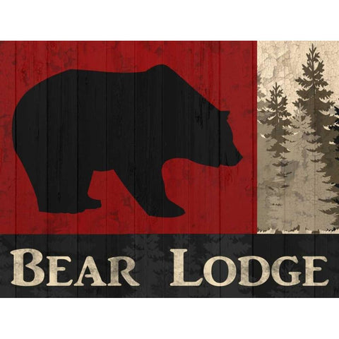 ear Lodge White Modern Wood Framed Art Print by Allen, Kimberly