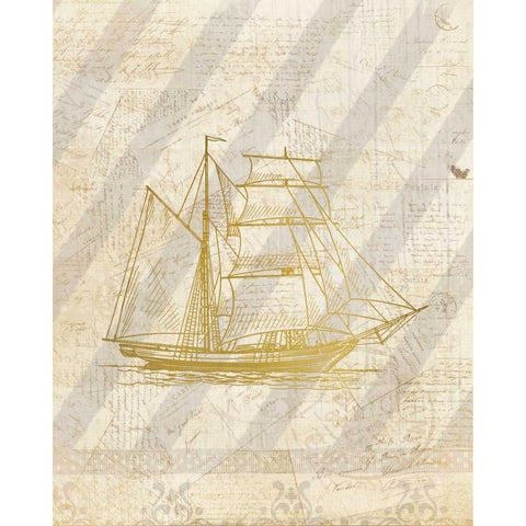 On The Coast  2 Gold Ornate Wood Framed Art Print with Double Matting by Allen, Kimberly