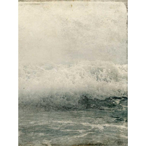 Ocean Waves 2 Black Modern Wood Framed Art Print with Double Matting by Allen, Kimberly