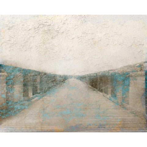 At The Pier Black Modern Wood Framed Art Print with Double Matting by Allen, Kimberly