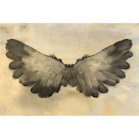In Flight Gold Ornate Wood Framed Art Print with Double Matting by Allen, Kimberly