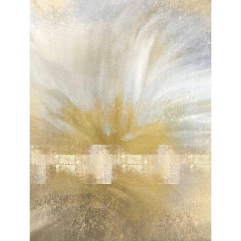Golden Sunrise Black Modern Wood Framed Art Print with Double Matting by Allen, Kimberly