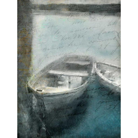 Lake Dusk 2c Gold Ornate Wood Framed Art Print with Double Matting by Allen, Kimberly