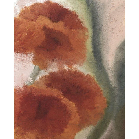 Fall Blooms 2 Black Modern Wood Framed Art Print by Kimberly, Allen