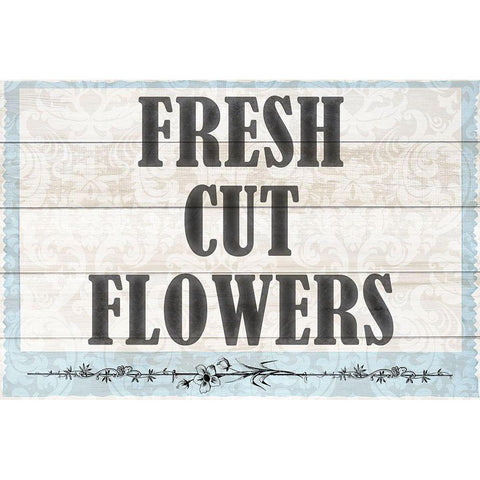 Fresh Cut Flowers Gold Ornate Wood Framed Art Print with Double Matting by Kimberly, Allen