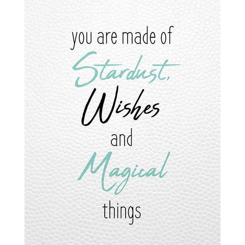 You are Made White Modern Wood Framed Art Print by Kimberly, Allen