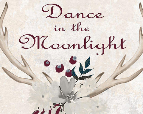 Dance White Modern Wood Framed Art Print with Double Matting by Kimberly, Allen