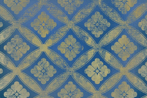 Blue Dream Black Ornate Wood Framed Art Print with Double Matting by Kimberly, Allen