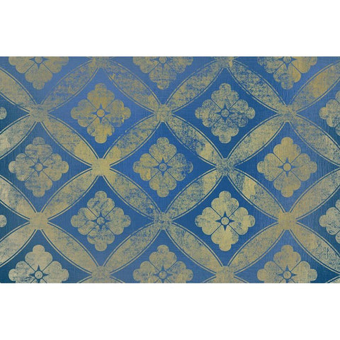 Blue Dream Black Modern Wood Framed Art Print by Kimberly, Allen