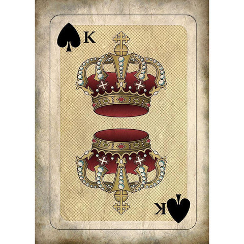 Crowns 1 White Modern Wood Framed Art Print by Kimberly, Allen