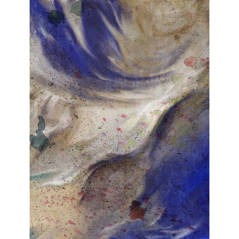 In the Blue 1 Black Modern Wood Framed Art Print with Double Matting by Allen, Kimberly