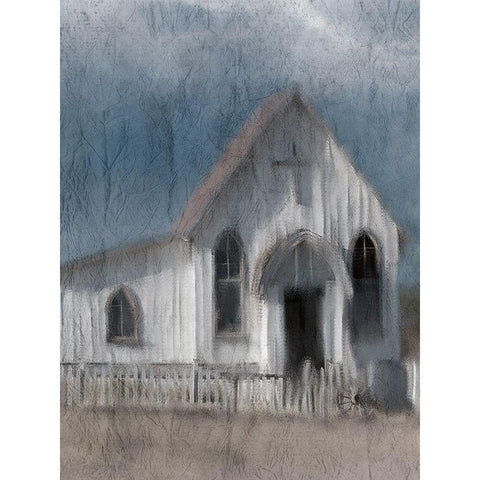 In the Country Gold Ornate Wood Framed Art Print with Double Matting by Kimberly, Allen