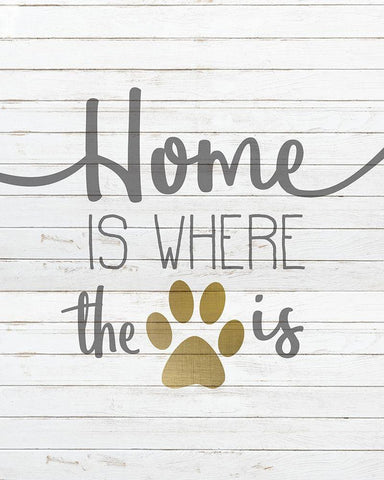 Where is Home Black Ornate Wood Framed Art Print with Double Matting by Kimberly, Allen