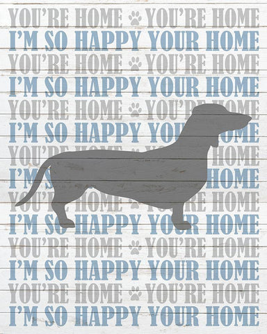 Youre Home v1 Black Ornate Wood Framed Art Print with Double Matting by Kimberly, Allen