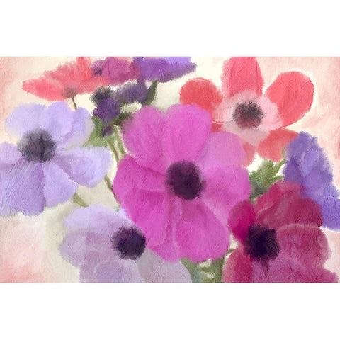 Bloom Bright White Modern Wood Framed Art Print by Kimberly, Allen