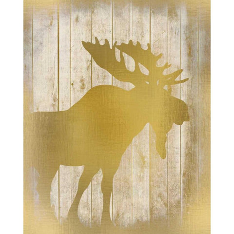 Golden Wildlife 2 Gold Ornate Wood Framed Art Print with Double Matting by Allen, Kimberly