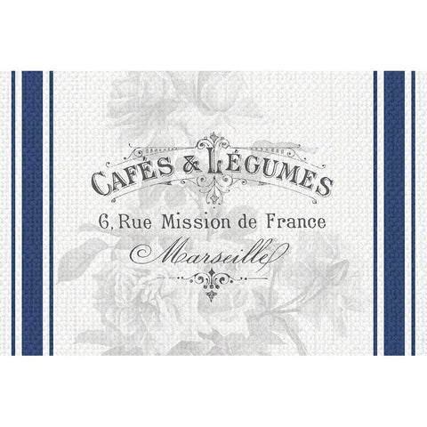 Cafes White Modern Wood Framed Art Print by Kimberly, Allen