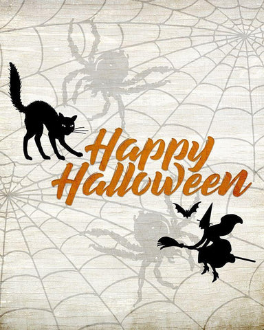 Happy Holidays 1 White Modern Wood Framed Art Print with Double Matting by Kimberly, Allen