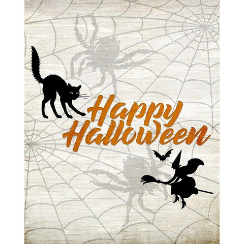 Happy Holidays 1 Black Modern Wood Framed Art Print with Double Matting by Kimberly, Allen