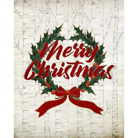 Happy Holidays 3 Black Modern Wood Framed Art Print by Kimberly, Allen