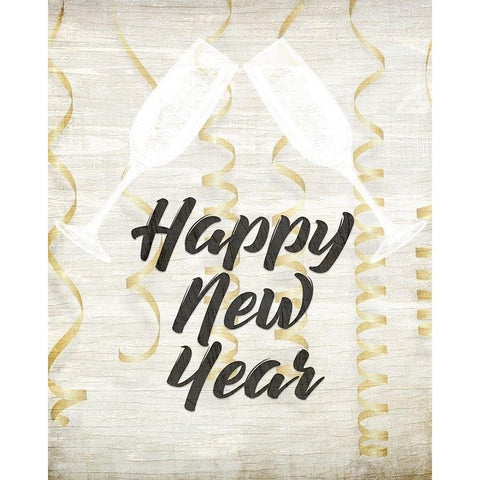 Happy Holidays 4 Black Modern Wood Framed Art Print by Kimberly, Allen