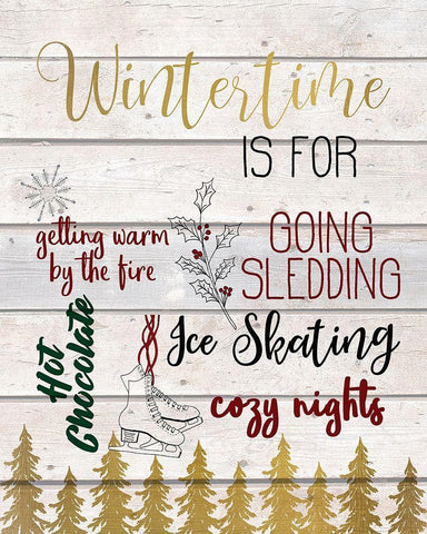 Seasons A Black Ornate Wood Framed Art Print with Double Matting by Kimberly, Allen