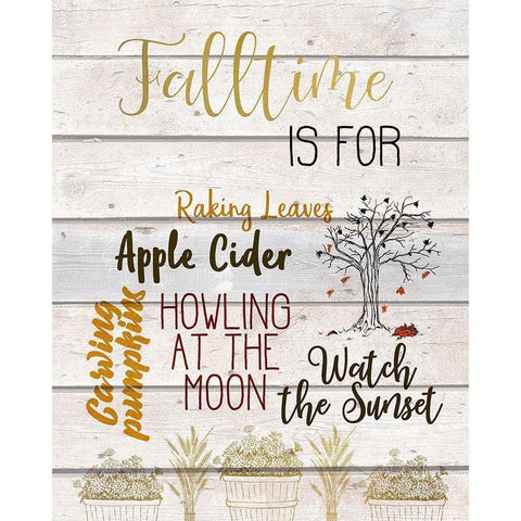 Seasons D Black Modern Wood Framed Art Print by Kimberly, Allen
