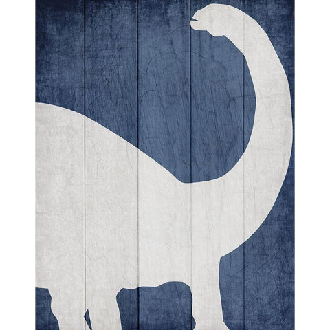 Dino 1 Black Modern Wood Framed Art Print by Kimberly, Allen