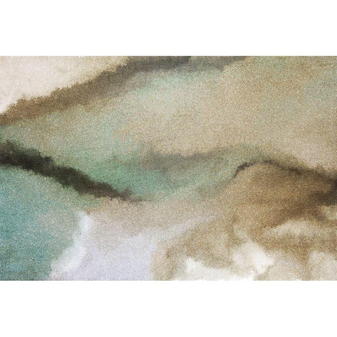 Streams Black Modern Wood Framed Art Print by Kimberly, Allen