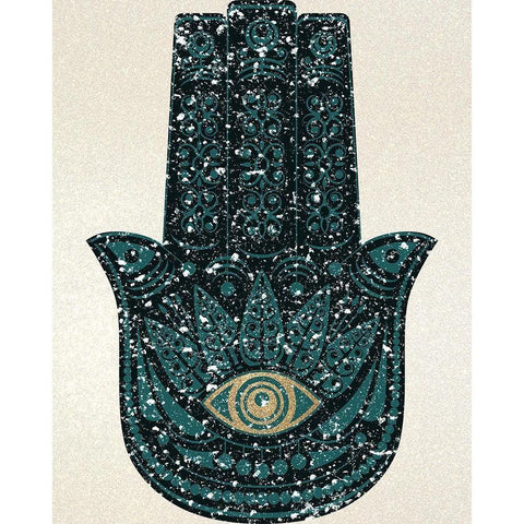 All Seeing 2 Black Modern Wood Framed Art Print with Double Matting by Kimberly, Allen