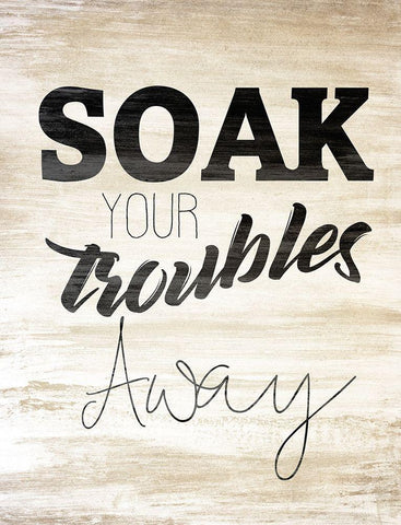 Wash 2 White Modern Wood Framed Art Print with Double Matting by Kimberly, Allen