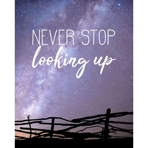 Never Stop Gold Ornate Wood Framed Art Print with Double Matting by Kimberly, Allen
