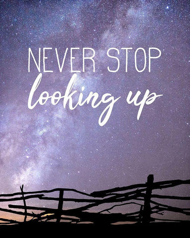 Never Stop Black Ornate Wood Framed Art Print with Double Matting by Kimberly, Allen