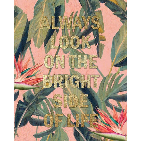 Bright Side 1 White Modern Wood Framed Art Print by Kimberly, Allen