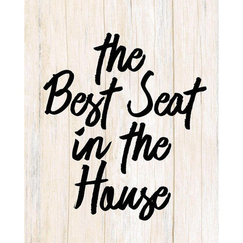 The Best Seat Gold Ornate Wood Framed Art Print with Double Matting by Kimberly, Allen
