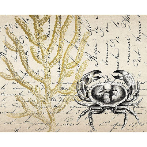 Letters to the Sea 5 Black Modern Wood Framed Art Print by Kimberly, Allen
