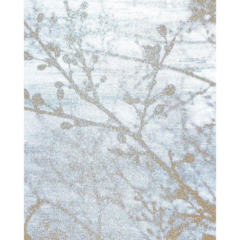 Gilded Branch 2 Gold Ornate Wood Framed Art Print with Double Matting by Kimberly, Allen