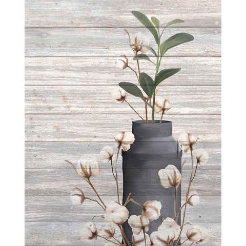 Cotton Days 6 Black Modern Wood Framed Art Print by Kimberly, Allen